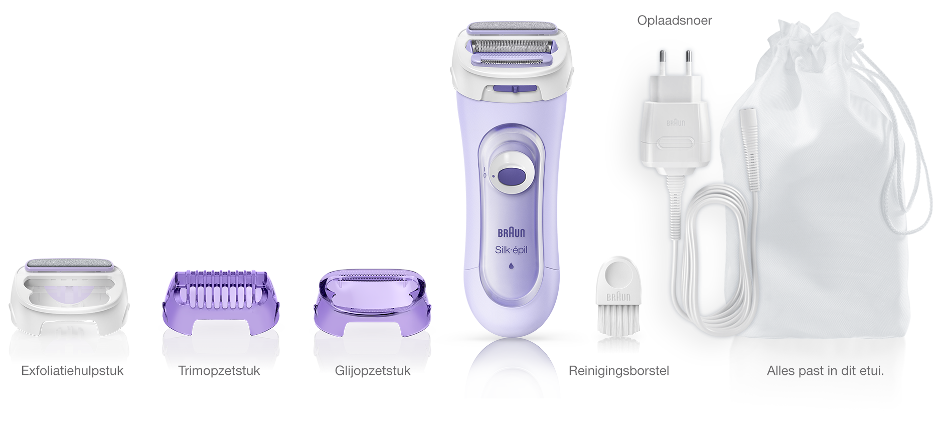 Braun Silk-épil Lady Shaver opzetstukken