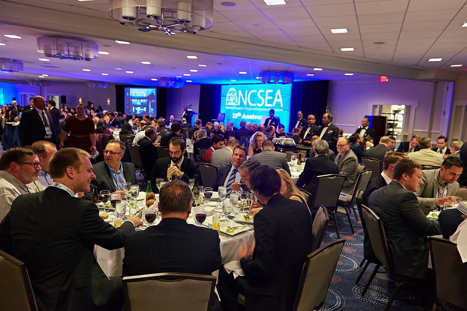 Attendees at the 2017 NCSEA Awards Banquet honoring winners of the Excellence in Structural Engineering Awards
