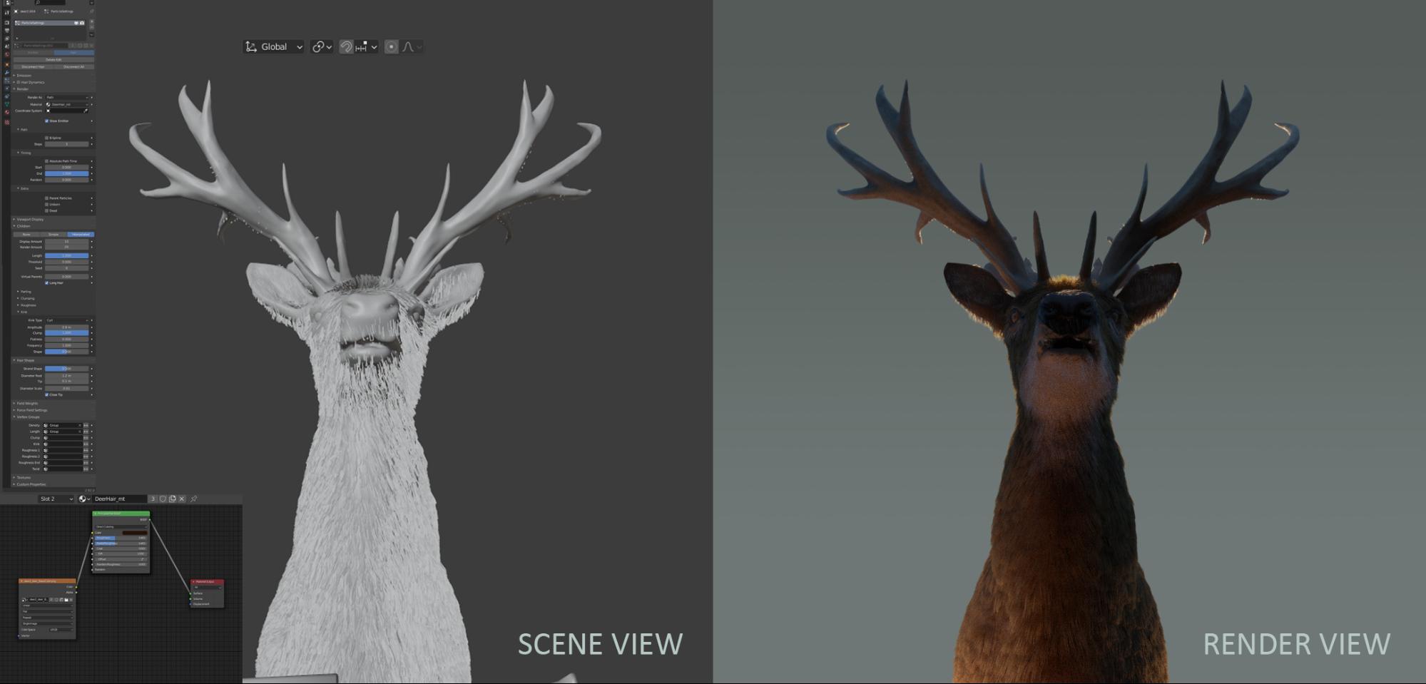 瑞云专访：如何用Blender制作一只彪悍的森林之鹿