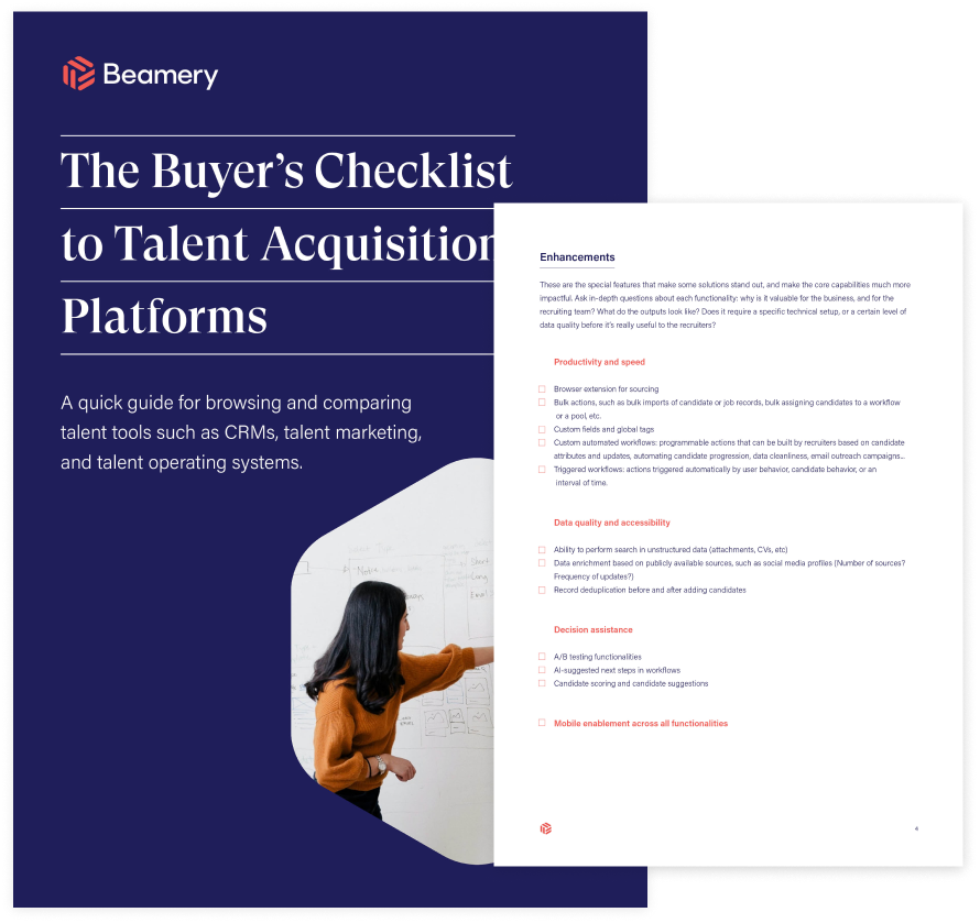 The Buyer's Checklist to Talent Acquisition Platforms