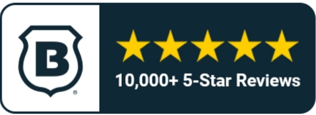 Brinks Home 10,000+ five-star customer reviews