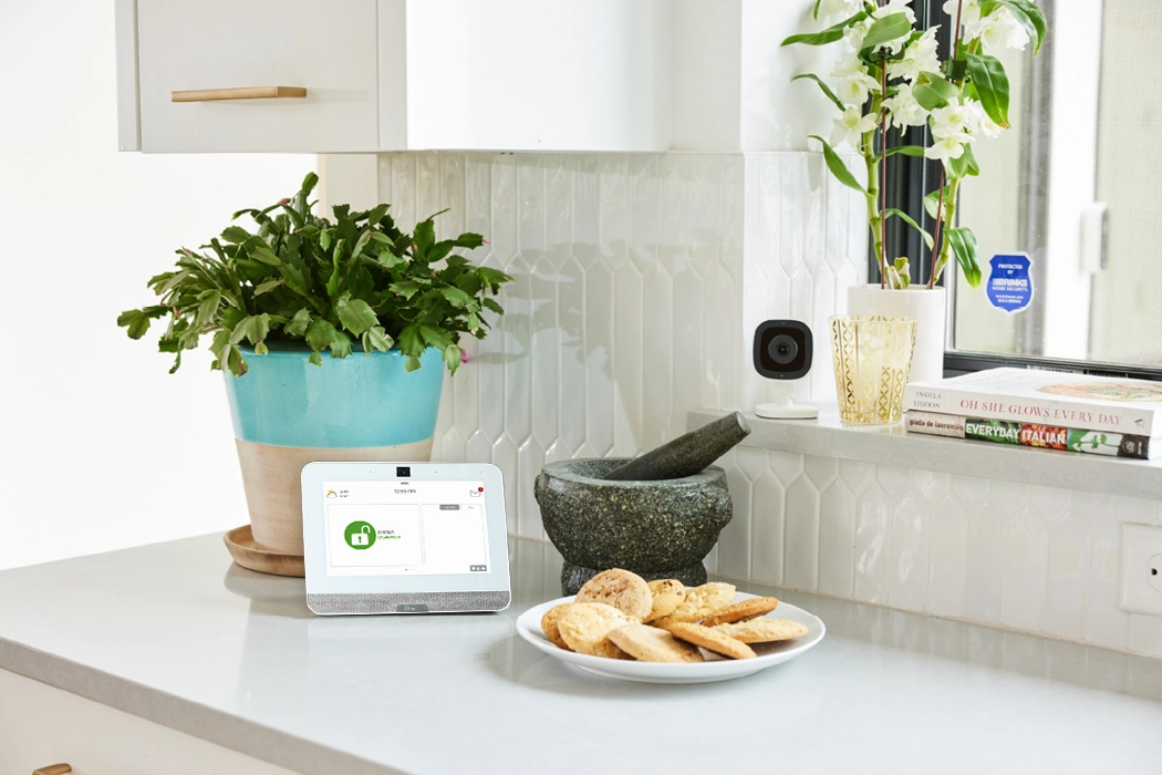 Touch Panel on the kitchen table