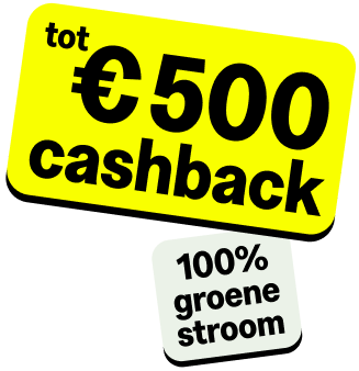 Sticker groenestroom 500cashback