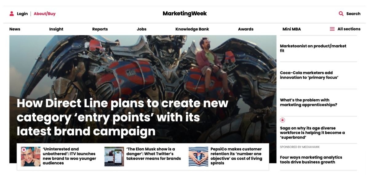  Marketing Week Website