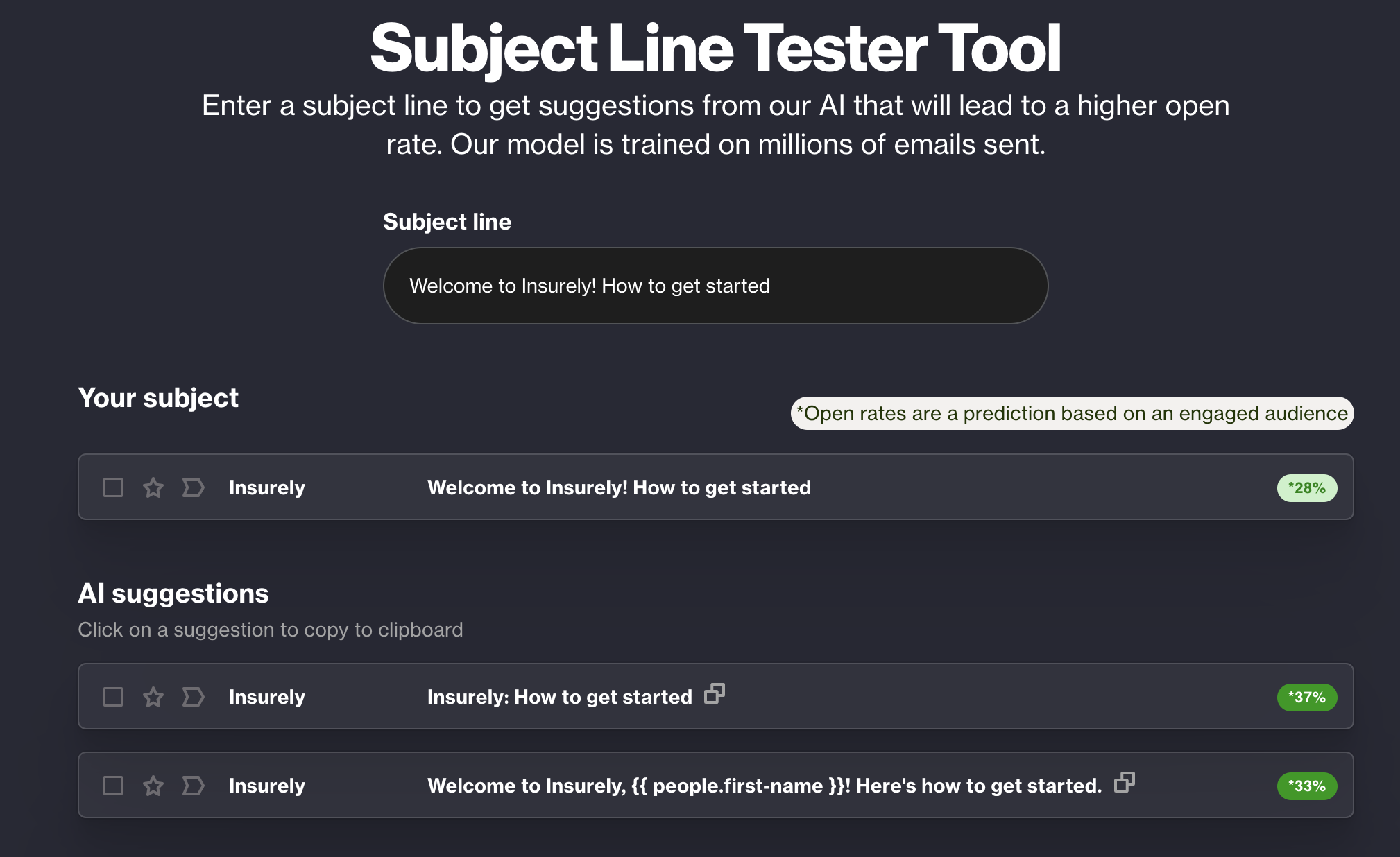 subject line tester tool