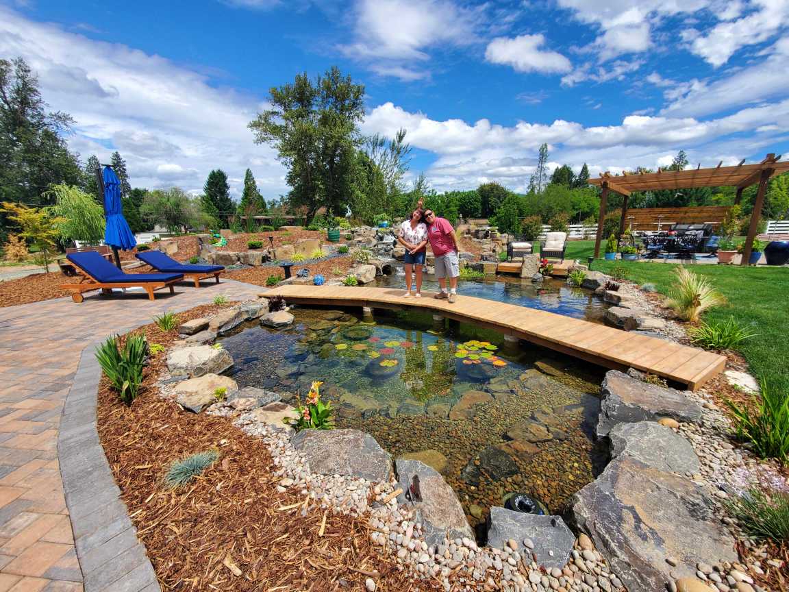 Outdoor-Living Pond Andreatta-Waterscapes Grants-Pass-Oregon