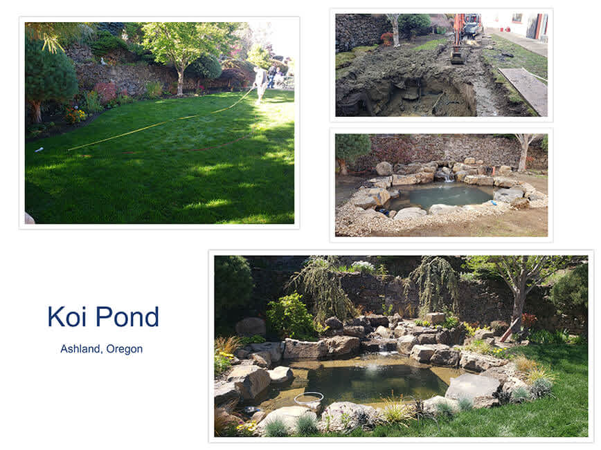 Koi Pond - Ashland, Oregon