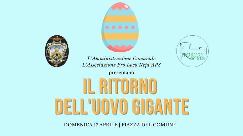 Pasqua 2022 torna l'Uovo Gigante