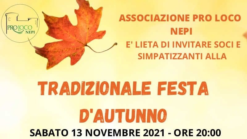 Festa d'Autunno 2021