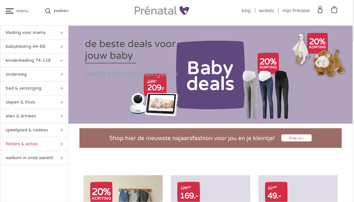 The homepage banner experience