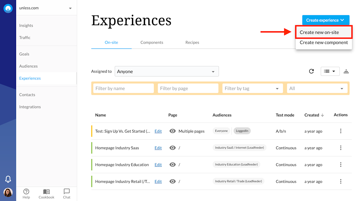unless-experience-on-site