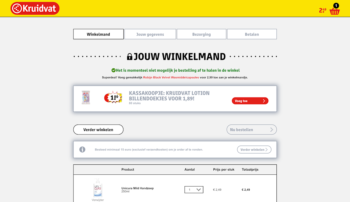 1 - Kruidvat-interest-based-experience-kassakoopje