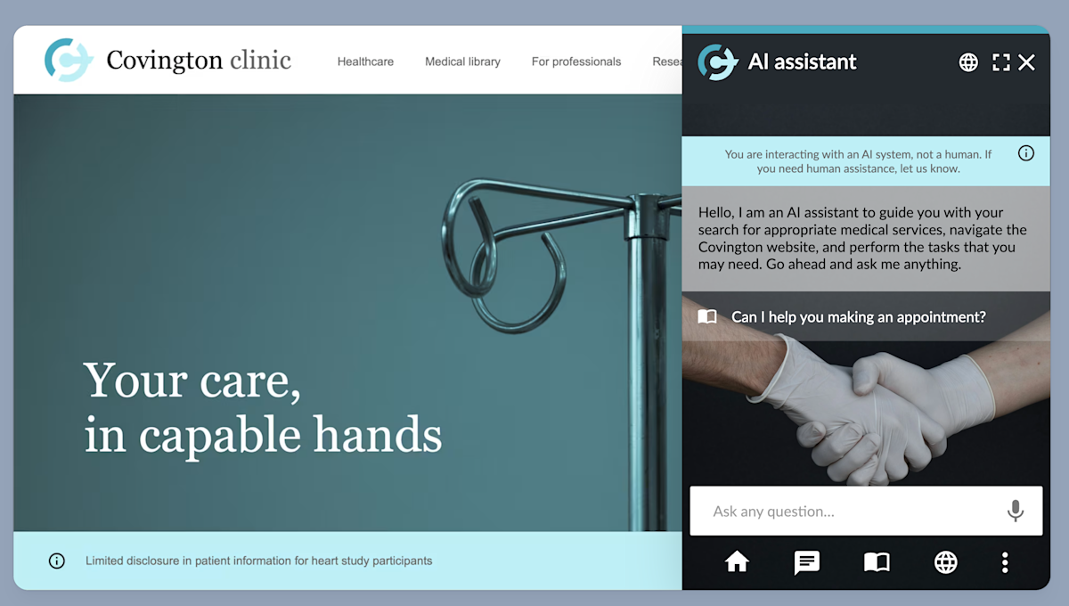 Unless healthcare example