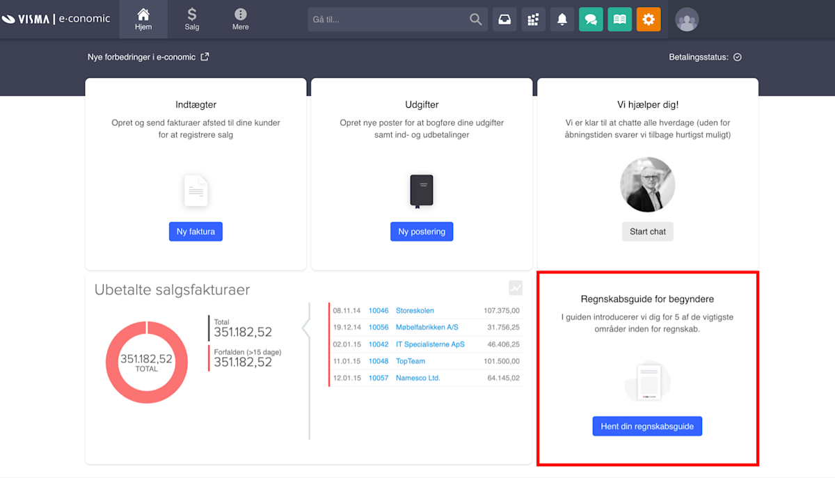 Custom inline component showcasing an Accounting Guide for Beginners