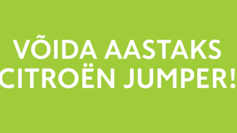 Võida Energy Save'iga aastaks Citroën Jumperi kasutusõigus!