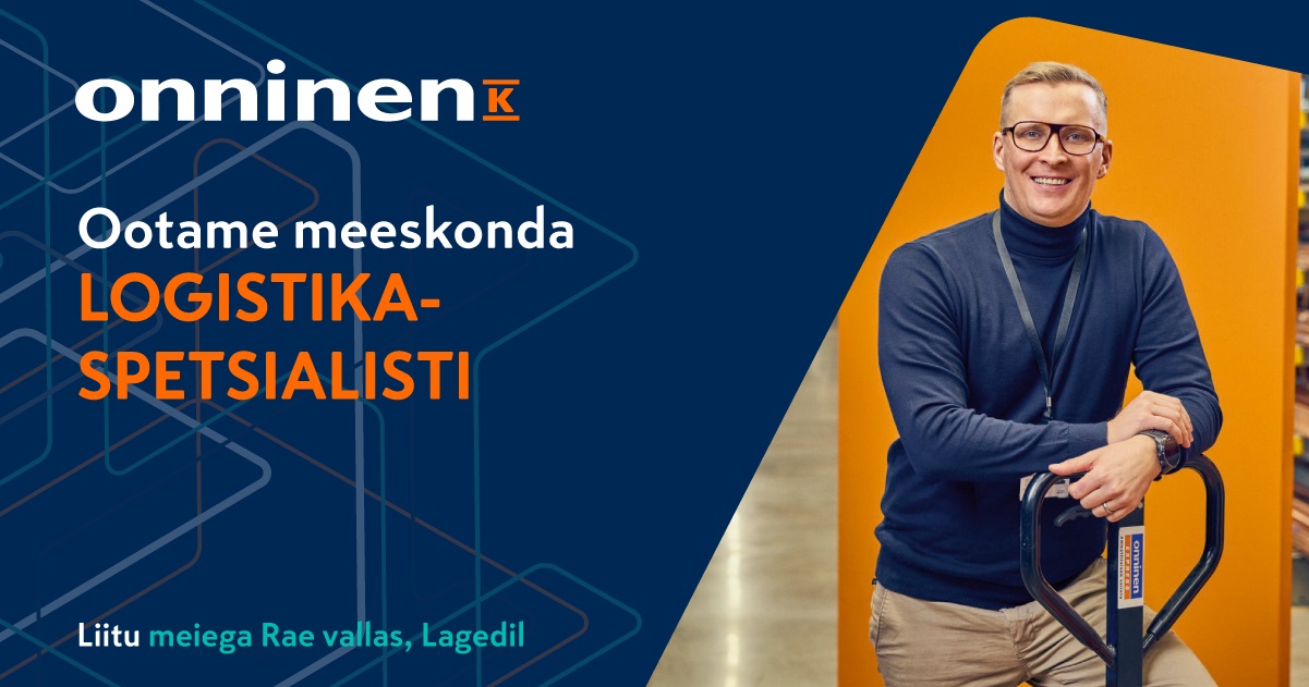 pilt: logistikaspetsialist töökuulutus