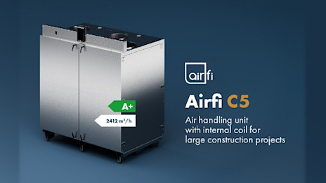 Airfi C5 – kaasaegne ventilatsiooniseade eelsoojenduse ja jahutusega
