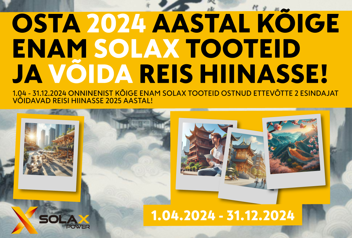 pilt: Solax reisikampaania lehe sisu 2024