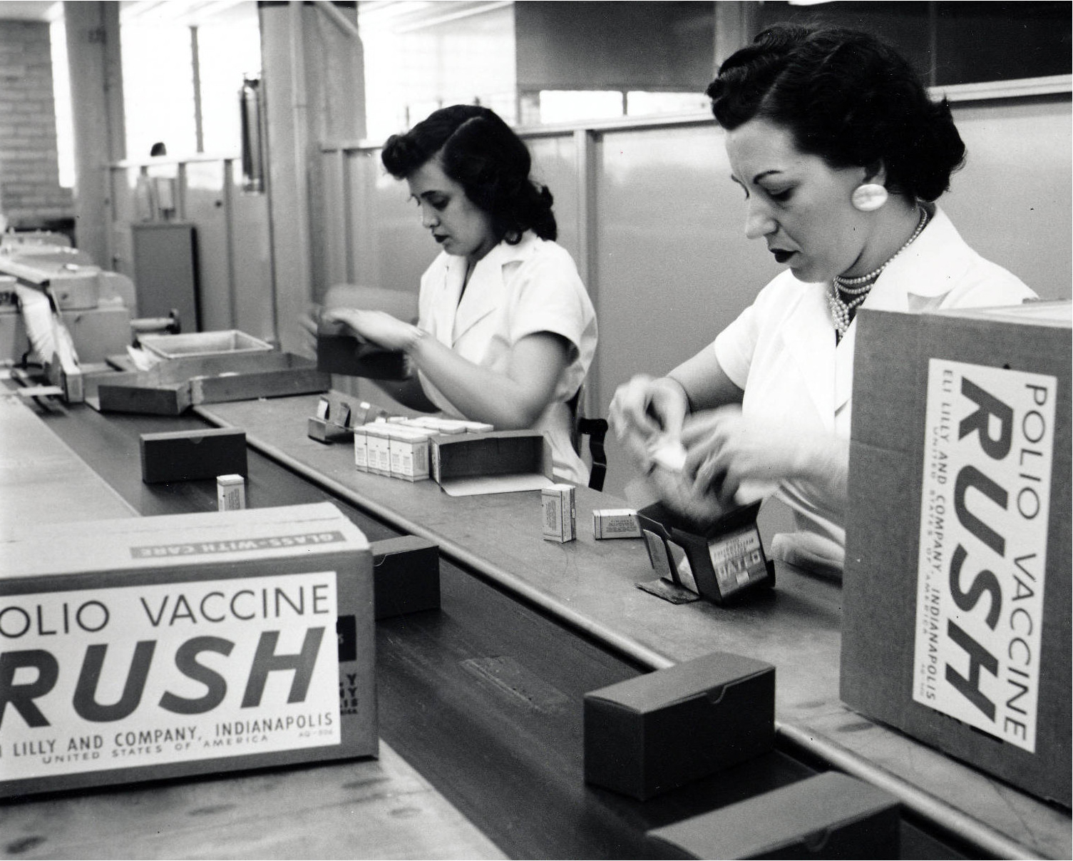 1955 Polio Vaccine Finishing