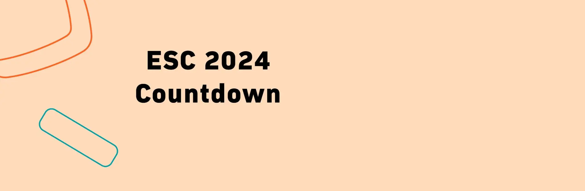 ESC Eurovision Song Contest 2024 Countdown