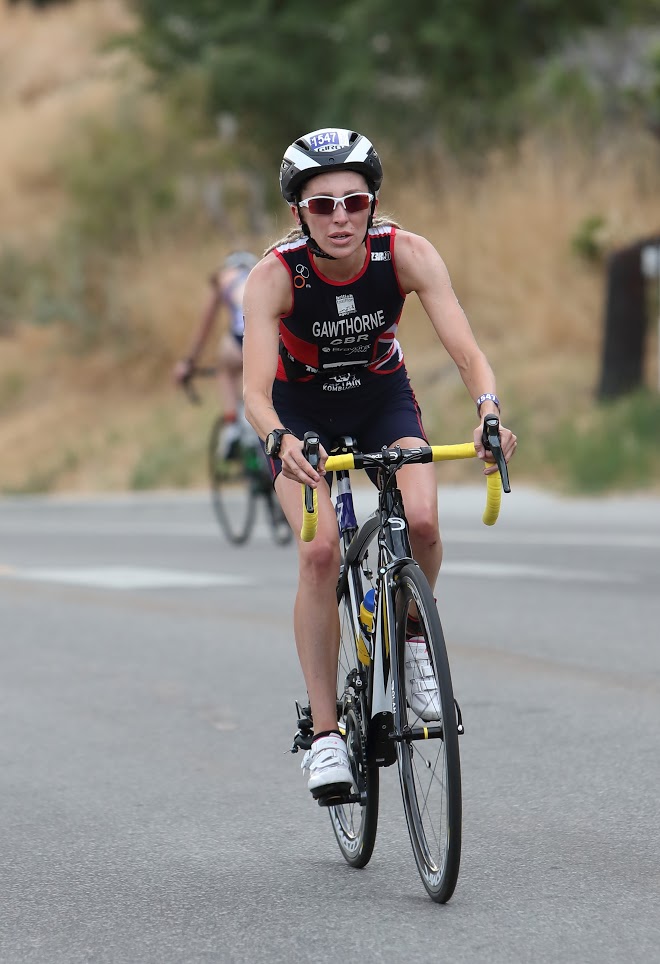 Lisa Gawthorne biking