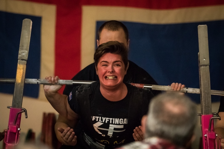 Hulda Waage at the 2017 Icelandic Cup