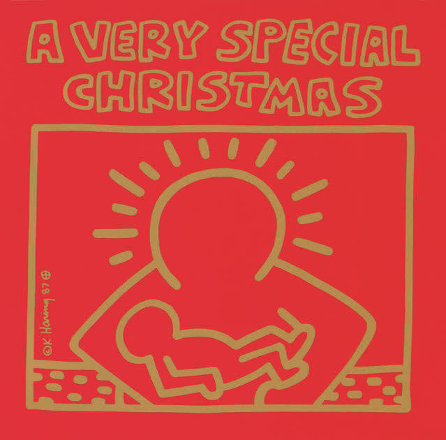  A Very Special Christmas (Compilation Album), 1987, Cover Art by Keith Haring 