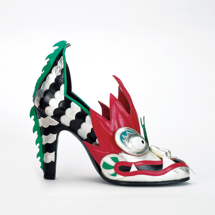 Dragon heels by british shoe designer thea cadabra in 1984