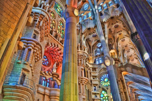  The Sagrada Família, Antoni Gaudi, 1882-Present 