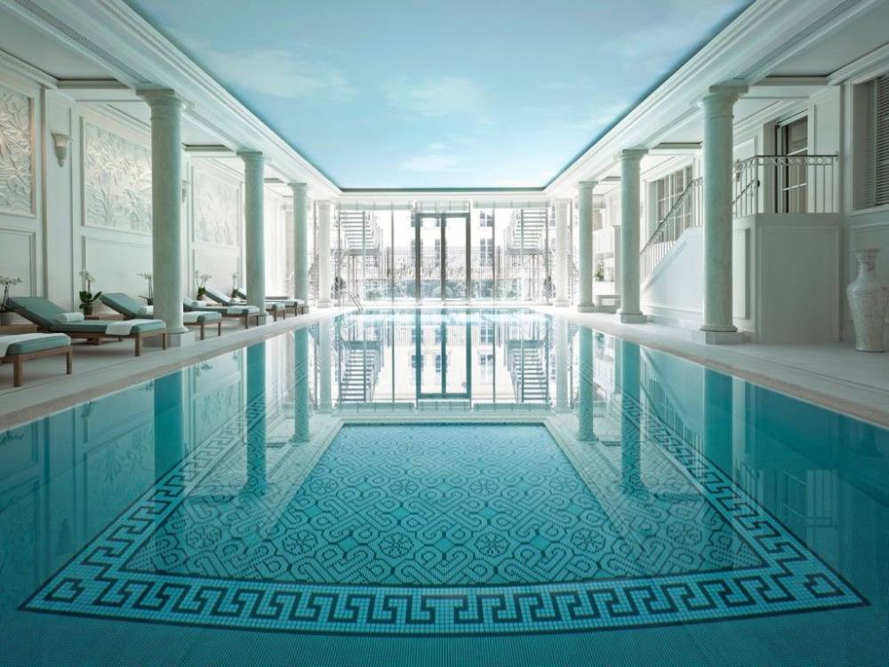  Shangri-La Hotel, Pool, Paris, France 