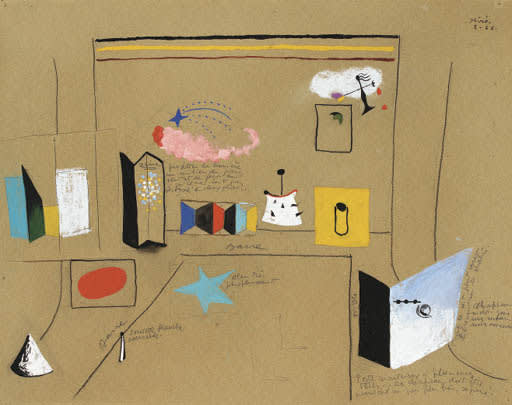  Joan Miró, Set design for Romeo and Juliet, 1926 