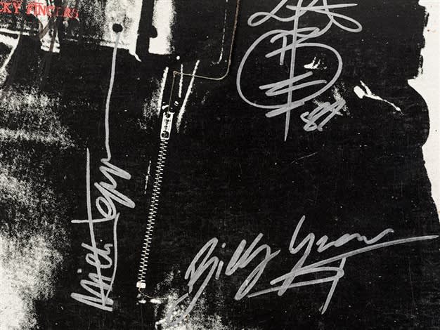   Andy Warhol ,  Rolling Stones, Sticky Fingers LP Cover, 1971  