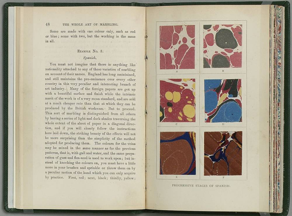  Charles W. Woolnough , The Whole Art of Marbling, 1881   