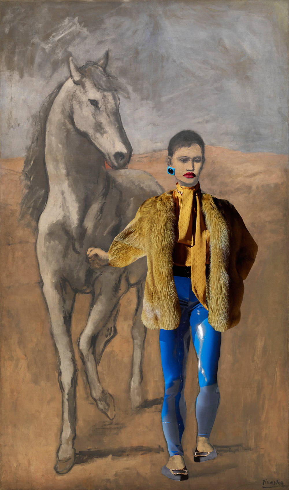  Pablo Picasso,  Boy Leading a Horse (in Saint Laurent), 1905 