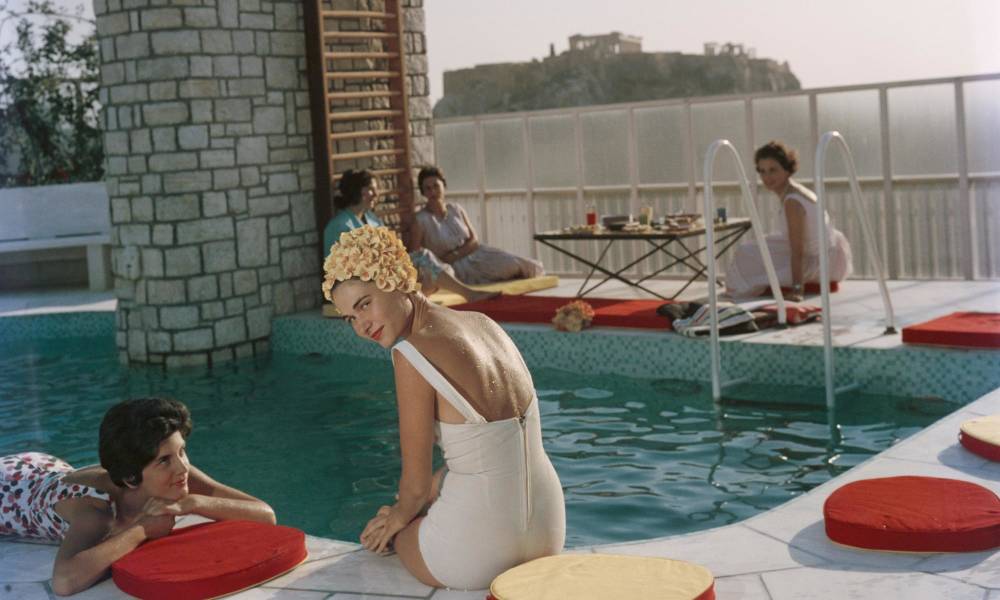  Slim Aarons, Pool Photograph, 1960s 