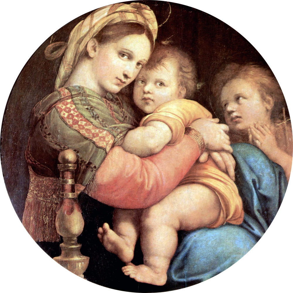  The Madonna of the Chair, Raphael, 1514 