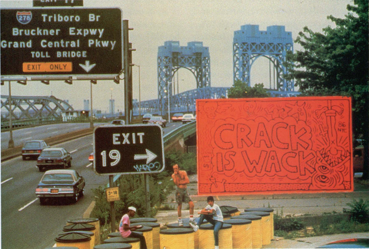  Keith Haring, Crack is Wack Mural, 1986 