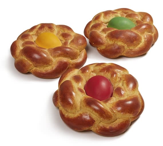  Jeff Koons, Bread with Egg (green, red, yellow), 1995 