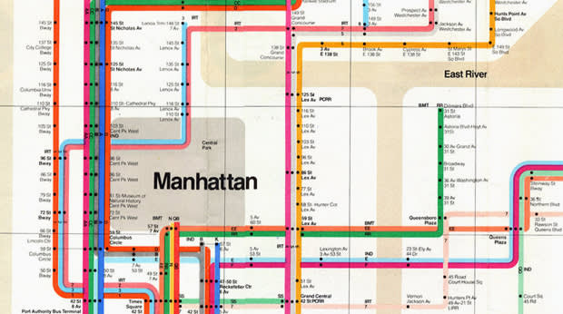  Massimo Vignelli,  NYC Subway Map 