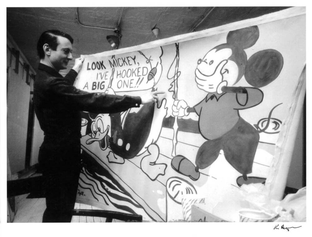  Roy Lichtenstein , At his 26th Street Studio, NYC, 1964 