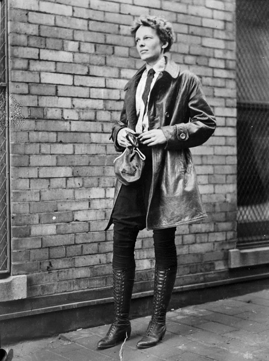  Amelia Earhart, In Chicago, Illinois, 1928 