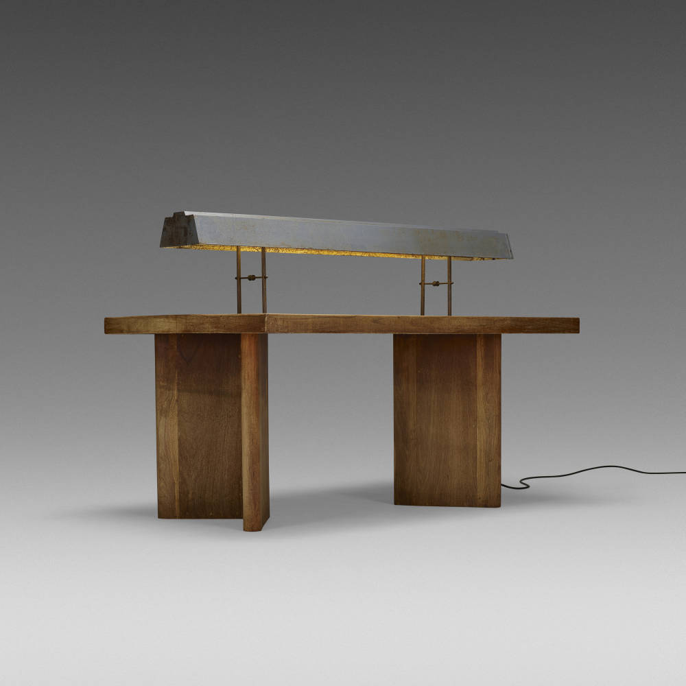  Pierre Jeanneret, Library Table from Punjab University, Chandigarh, 1963-64 