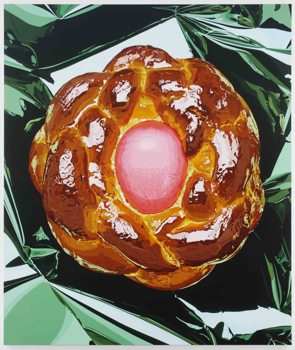  Jeff Koons, Bread with Egg (Painting), 1995-97 