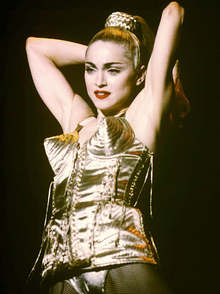  Madonna in Jean Paul Gaultier, Blond Ambition Tour, 1990 