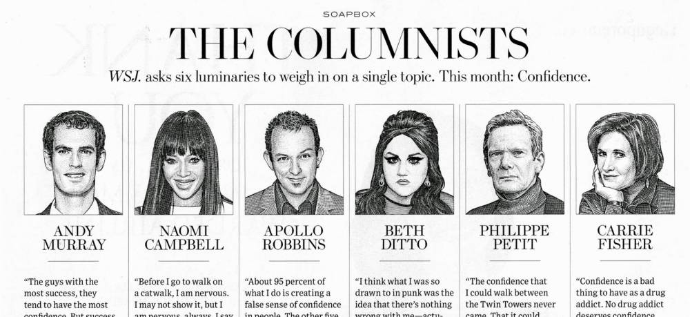  WSJ Magazine, The Columnists 