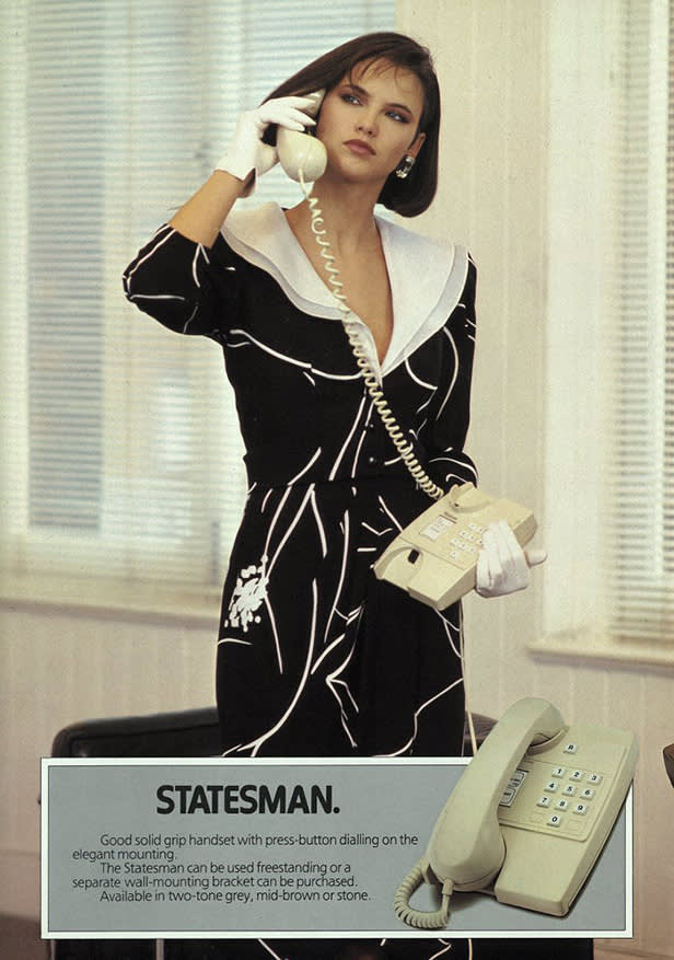 A 1984 statesman telephone promotion by guy laroche