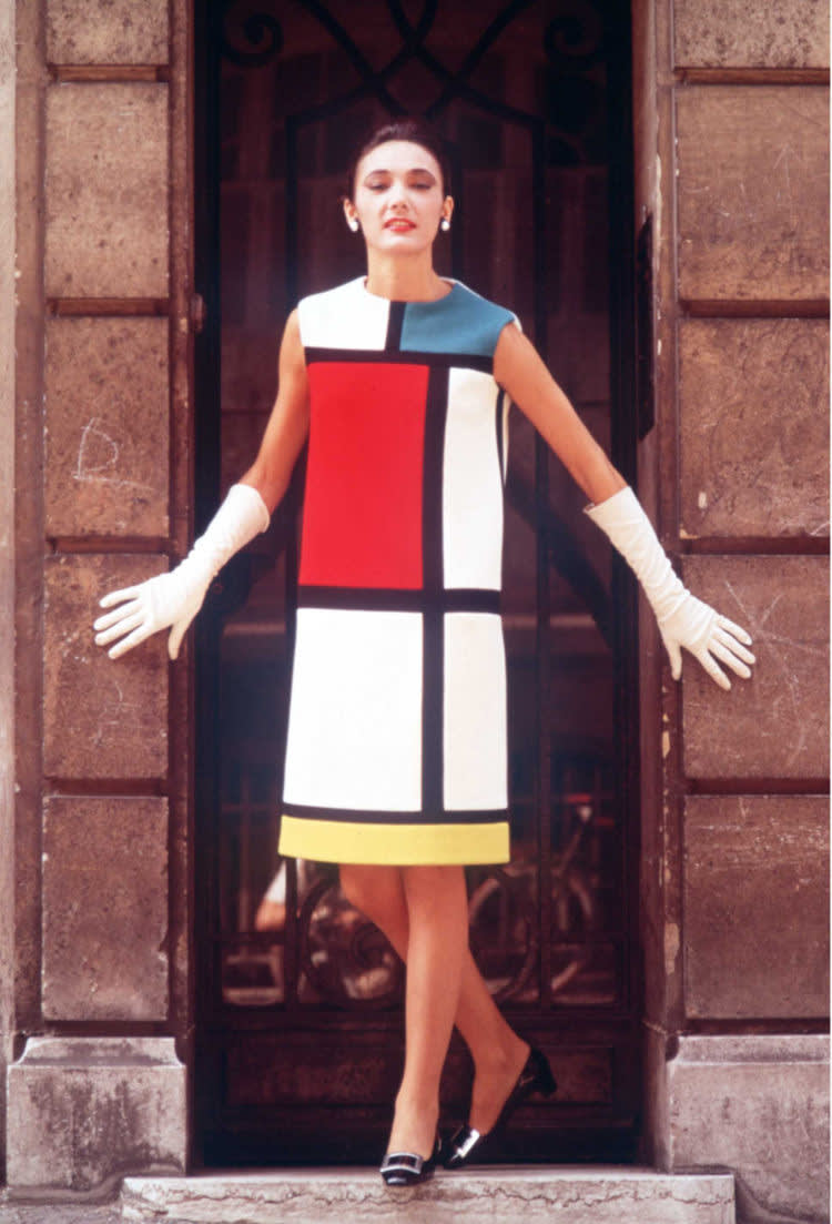  Yves Saint Laurent Mondrian Collection, Fall/ Winter 1956 