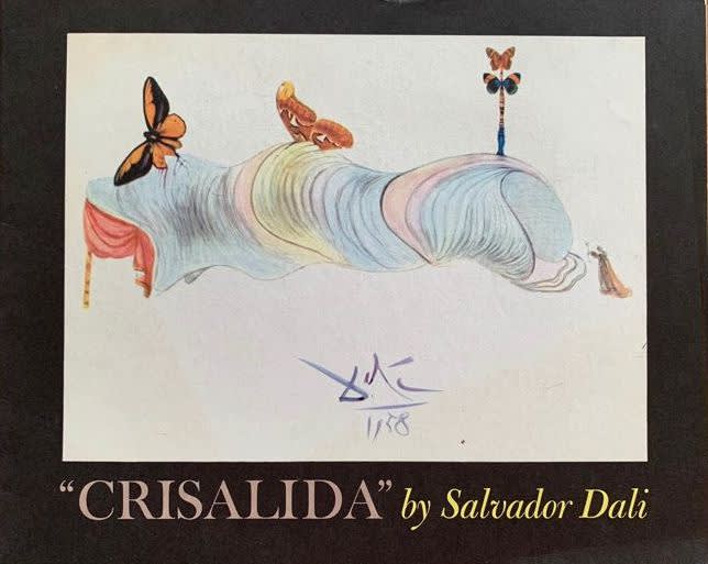  Salvador Dalí, 'Crisalida' Brochure, 1958 