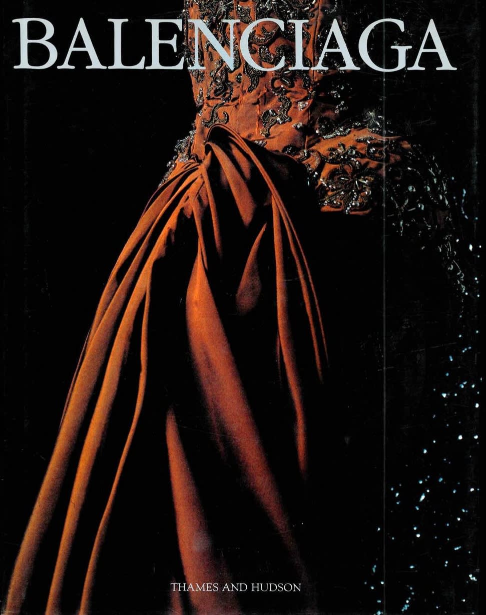  Balenciaga, Book by Thames and Hudson, 1989 