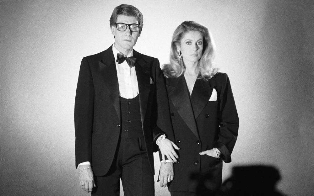  Yves Saint Laurent and Catherine Deneuve , 1989 